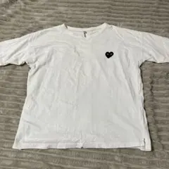 Stradivarius ハート刺繍 Tシャツ ホワイトのサムネイル