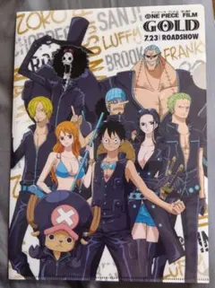 [美品]ONE PIECE FILM GOLD クリアファイル