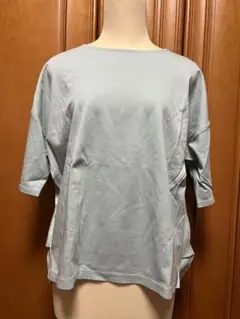 新品！ALPHA CUBICライトブルー 半袖Tシャツ LLサイズのサムネイル