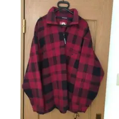 CONVERSE チェック柄 　ハーフジップ　フリース 3L