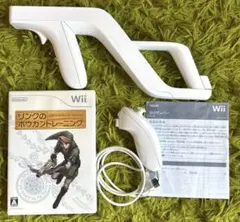 リンクのボウガントレーニング + wiiザッパー（説明書付き）&ヌンチャク
