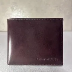 TOMMY HILFIGER 二つ折り財布 ダークブラウン