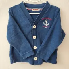 ミキハウス カーディガン 100cm ネイビー