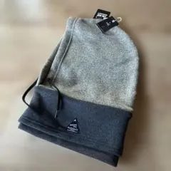 BELLWOODMADE フード付きフェイスウォーマー ニット帽　防寒 スキーのサムネイル