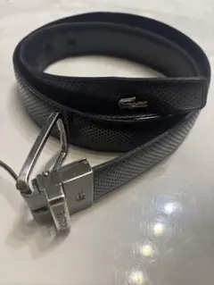 LACOSTE メンズ ベルト ブラック