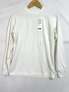 UNIQLO ユニクロ ヒートテックコットンクルーネックT 長袖 メンズ S 白