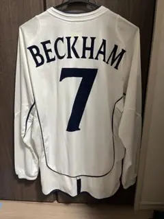 ベッカム イングランド代表 ユニフォーム（BECKHAM）　長袖 Sサイズ
