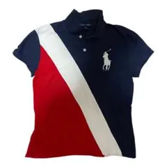 【希少】Polo Ralph Laurenポロシャツビックポニーネイビー/レッド
