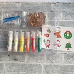 手づくりオーナメント クリスマス ハンドメイド DIY お絵描きセット