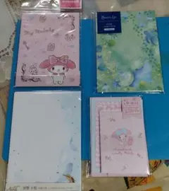 封筒3種、ミニレターセット1種