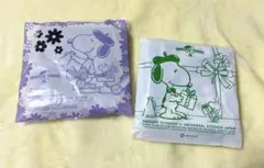 スヌーピー ミニタオル 2種セット