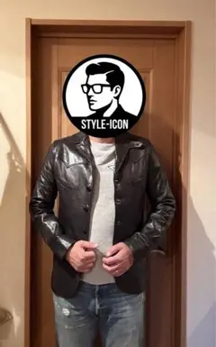 日本限定リアム着用モデル Pretty green レザージャケット - メルカリ