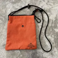 P&Y ORIGINAL CONSTRUCTION サコッシュ オレンジ
