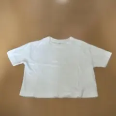 GAP KIDS ホワイト ショート丈 Tシャツ S