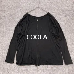 【COOLA】ダブルジップカットソー カーディガン ドルマンスリーブのサムネイル