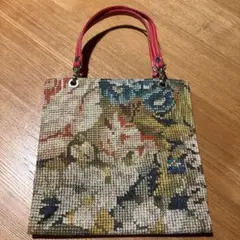 美品　etoffe エトフ　ハンドバッグ 花柄