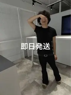 モーガン蔵人着用 NODU ケーブル編みショートスリーブポロシャツ L
