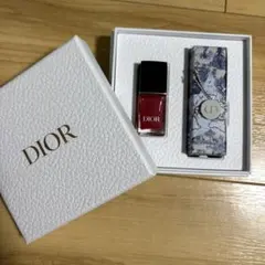 【新品未使用】Dior ノベルティ　ルージュ、ネイルポリッシュセット