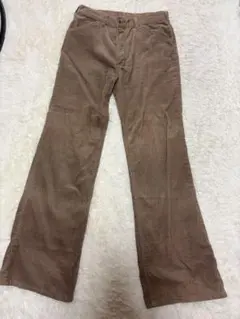 70s〜80s Lee 42TALON コーデュロイパンツ W32 ブラウン - メルカリ