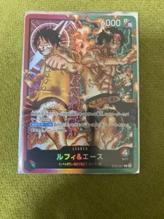 ワンピースカード ルフィ&エース リーダーパラレル ST30-001 2枚セット