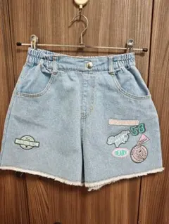 ALGY ライトブルー デニムショートパンツ Sサイズ150cm