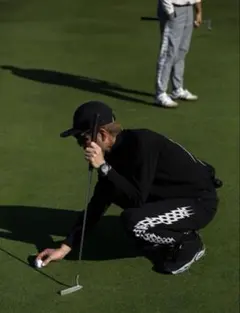 CPH GOLF THUNDER STRIPES 上下セット【L】 BLACK