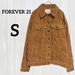 FOREVER21【S】コーデュロイ ジャケット キャメル アウター 秋冬 襟付のサムネイル