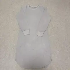 UNIQLO ユニクロ＊ワッフルクルーネックワンピース