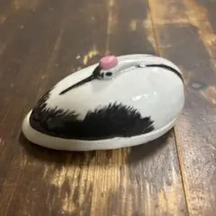 シ*ウ様 京都　京焼　清水焼　鶴　香合