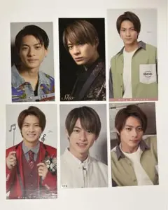 平野紫耀　ジュニア時代　うちわ 6枚セット 平野紫耀 歴代顔うちわ ジュニア時代〜デビュー、最後のライブ