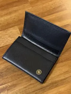 皇居限定　名刺入れ　本革　黒　美品