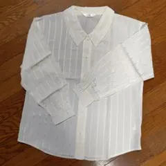LH Tokyo blouse 長袖シャツ アイボリーストライプ