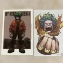 僕のヒーローアカデミア ポストカード 2枚セットシール追加