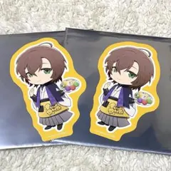 ヒプノシスマイク 夢野幻太郎 コラボカフェ ステッカー 2点セット