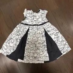 Nino ワンピース 120 ハート柄 フォーマル ドレス 美品 発表会 結婚式