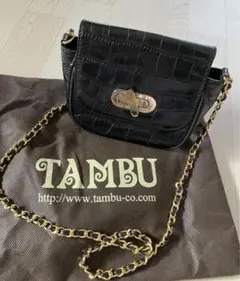 【美品】TAMBU チェーン ショルダーバッグ タンブゥのサムネイル