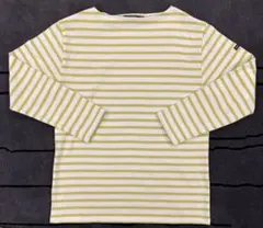 SAINT JAMES バスクシャツ ウェッソン ライムグリーン