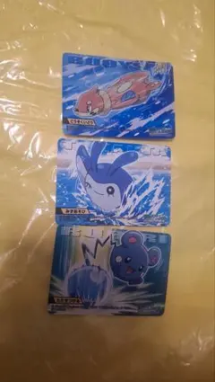 ポケモンキッズ キメ技 カード ブイゼル タマンタ ルリリのサムネイル