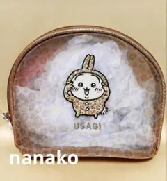 ちいかわ ドンキコラボ ちいかわ シェル型メッシュポーチ ハチワレ
