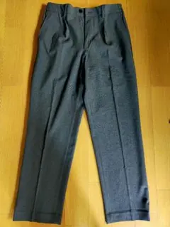 UNIQLO タックワイドパンツ　グレー Sサイズ