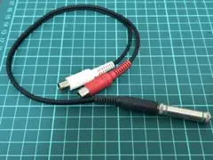 ステレオオス-RCA×2オーディオケーブル