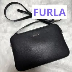 FURLA ショルダーバッグ ブラック　リリー　ダブルファスナーのサムネイル