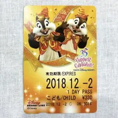 ディズニーリゾートライン フリーきっぷ 使用済 リゾラ