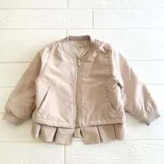春アウター 【petit main】 ベージュ ジャケット 100cm 女の子