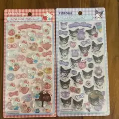 サンリオ ボンボンドロップシール 赤キティ クロミ 第二弾　正規品