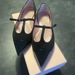 Pretty Ballerinas Tストラップ パンプス ブラック　37のサムネイル