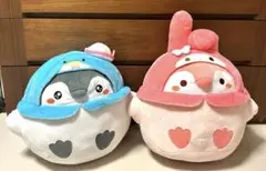コウペンちゃん✖️サンリオ　コラボぬいぐるみ コウペンちゃん×サンリオキャラクターズ ぬいぐるみM（邪エナガ