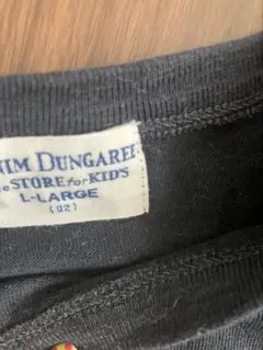 DENIM DUNGAREE Tシャツ ブラックのサムネイル