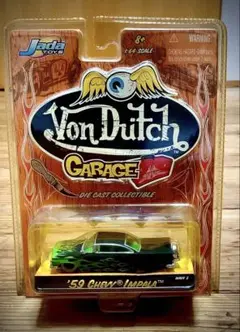 Von Dutch 1:24 ダイキャストミニカー 53016 ダイキャスト Von Dutch '53ベルエア '51マーキュリー 洋書レア