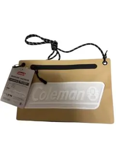 【新品】Coleman シームレスサコッシュ防水バック　ショルダーバック　サンドのサムネイル